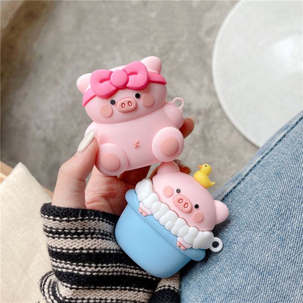 3d cartoon pig silicone case protective cover for apple airpods pro tpu bluetooth earphone soft silicone cover for air pods 2 cases
3d cartoon pig silicone case protective cover for apple airpods pro tpu bluetooth earphone soft silicone cover for air pods 2 cases