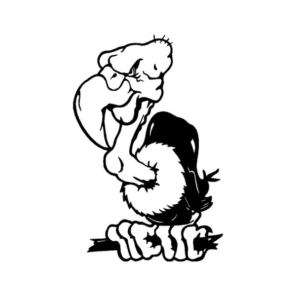 12cm*18cm vulture personality vinyl car sticker car-styling black/silver decal accessories c15-0789
12cm*18cm vulture personality vinyl car sticker car-styling black/silver decal accessories c15-0789