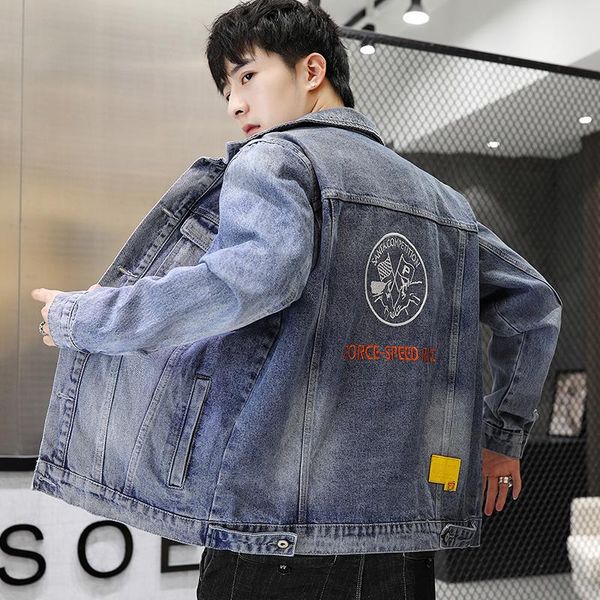 men's jackets 2021 autumn denim jacket fashion all-match slim product cotton for male brand, Black;brown
men's jackets 2021 autumn denim jacket fashion all-match slim product cotton for male brand, Black;brown