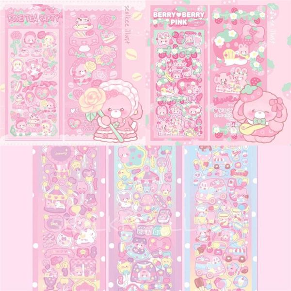 gift wrap korean ins cute bear laser stickers star chasing small card glittering decoration
gift wrap korean ins cute bear laser stickers star chasing small card glittering decoration
