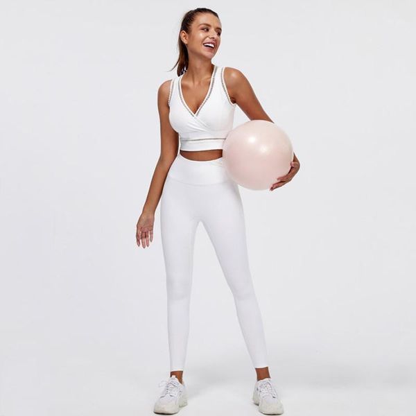 yoga outfit 2021 sports set women back hollow out v neck bra gym running training high waist workout leggings 2pcs fitness suits
yoga outfit 2021 sports set women back hollow out v neck bra gym running training high waist workout leggings 2pcs fitness suits