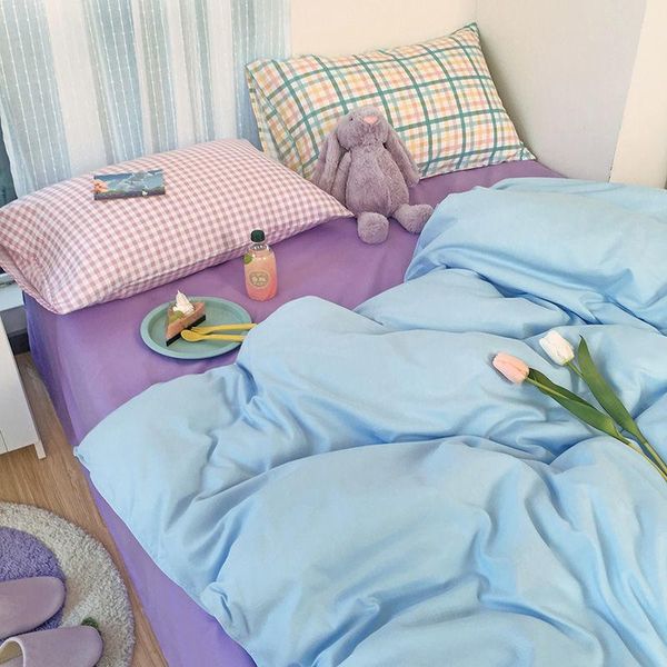 bedding sets ins washed cotton bedroom four-piece girl heart cream simple mix and small fresh quilt cover three-piece
bedding sets ins washed cotton bedroom four-piece girl heart cream simple mix and small fresh quilt cover three-piece