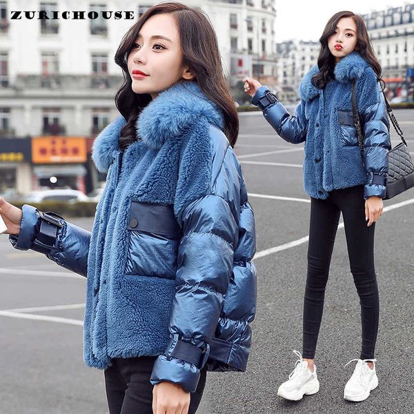 fashion fox fur collar feather jacket woman winter coat 2021 new patchwork lamb wool 90% white duck down coat women jacket t191024, Black
fashion fox fur collar feather jacket woman winter coat 2021 new patchwork lamb wool 90% white duck down coat women jacket t191024, Black