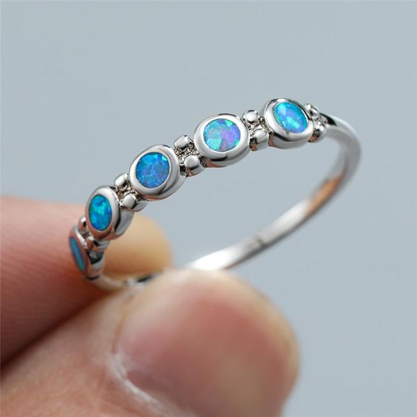 wedding rings single row blue white fire opal engagement for women rose gold silver color birthstone ring female luxury bridal jewelry, Slivery;golden
wedding rings single row blue white fire opal engagement for women rose gold silver color birthstone ring female luxury bridal jewelry, Slivery;golden