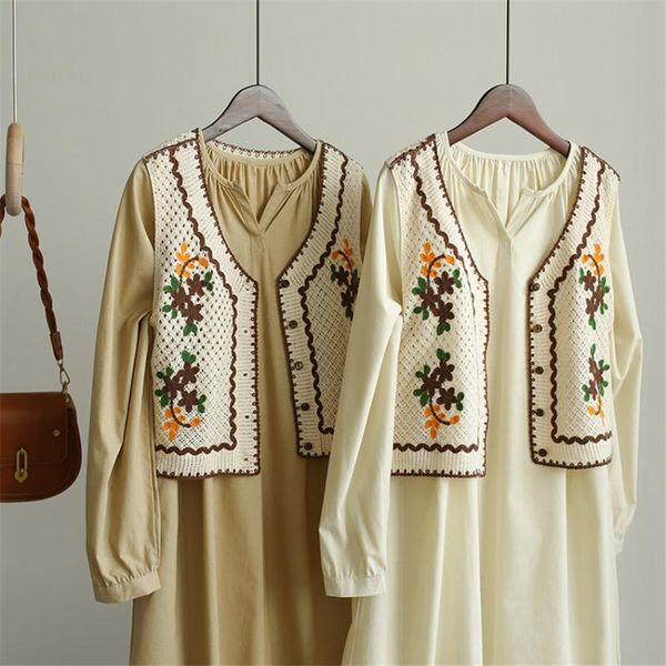 women's vests bohemian floral embroidery crochet vest women sleeveless waistcoat ladies knit crop vintage chaleco mujer, Black;white
women's vests bohemian floral embroidery crochet vest women sleeveless waistcoat ladies knit crop vintage chaleco mujer, Black;white
