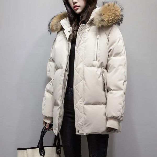 2022 new hooded overcoat parka 3xl down padded jacket women winter cotton coat jackets loose korean zipper outerwear female, Black
2022 new hooded overcoat parka 3xl down padded jacket women winter cotton coat jackets loose korean zipper outerwear female, Black