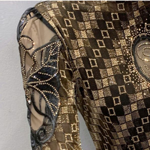 new spring fall t-shirt girls fashion print gold plaid transparent spliced mesh women shiny diamonds tees 2021 t0d004a 28d5, White
new spring fall t-shirt girls fashion print gold plaid transparent spliced mesh women shiny diamonds tees 2021 t0d004a 28d5, White