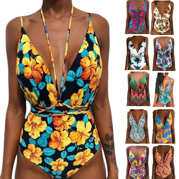 women v-neck one piece bikini multi-way bandage monokini boho floral swimsuit dropshipping
women v-neck one piece bikini multi-way bandage monokini boho floral swimsuit dropshipping