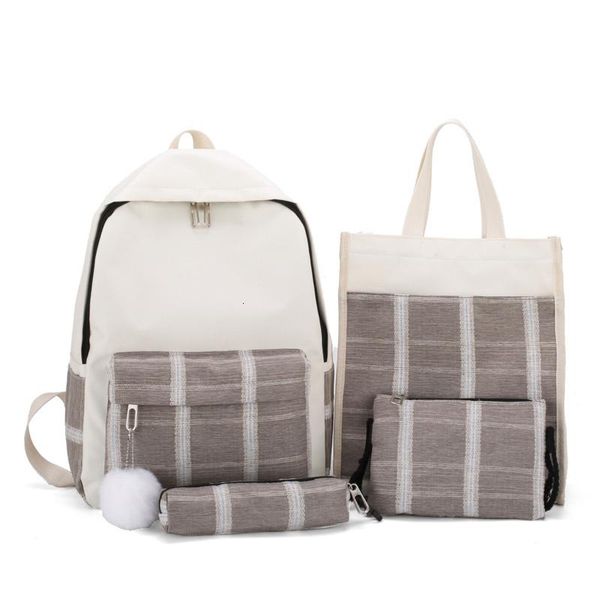 outdoor bags 4pcs female backpack casual canvas women's school book for students rucksack women mochila feminina
outdoor bags 4pcs female backpack casual canvas women's school book for students rucksack women mochila feminina