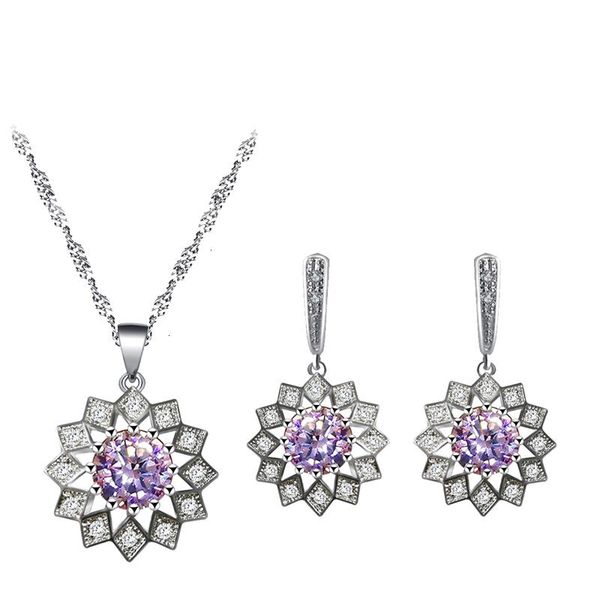 earrings & necklace simple design pink 925 silver zircon pendant set women's business gifts ladies exclusive js840
earrings & necklace simple design pink 925 silver zircon pendant set women's business gifts ladies exclusive js840