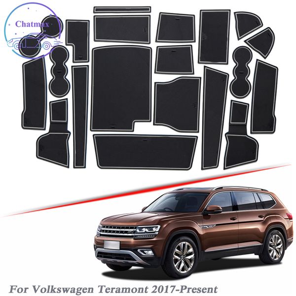 with car brand logo 20pcs car styling for volkswagen teramont 2017-present latex gate slot pad interior door groove mat non-slip dust mat
with car brand logo 20pcs car styling for volkswagen teramont 2017-present latex gate slot pad interior door groove mat non-slip dust mat