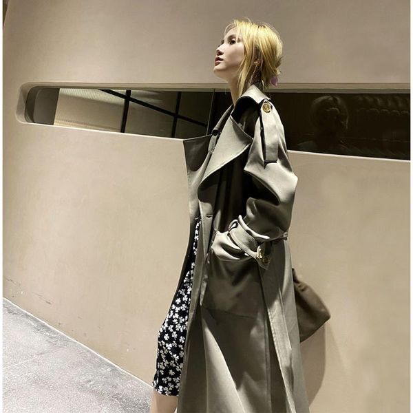 women's trench coats women streetwear fashion leisure work wear outwear ladies overcoats mujers232., Tan;black
women's trench coats women streetwear fashion leisure work wear outwear ladies overcoats mujers232., Tan;black