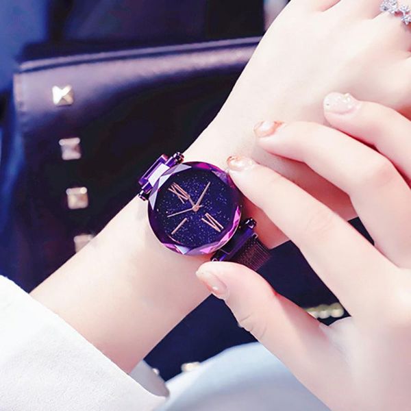 wristwatches 2021 luxury rose gold women watches minimalism starry sky magnet buckle fashion casual female wristwatch roman numeral, Slivery;brown
wristwatches 2021 luxury rose gold women watches minimalism starry sky magnet buckle fashion casual female wristwatch roman numeral, Slivery;brown