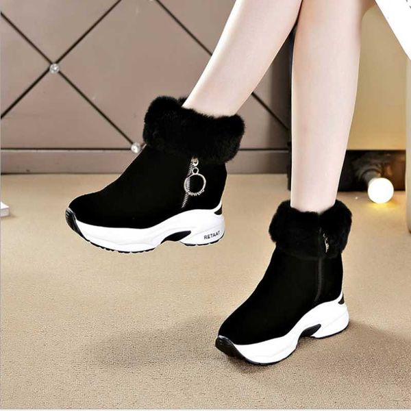 boots qicius 2021 women's autumn and winter warm cotton leather real wool leisure snow slope heel short tube shoes, Black
boots qicius 2021 women's autumn and winter warm cotton leather real wool leisure snow slope heel short tube shoes, Black