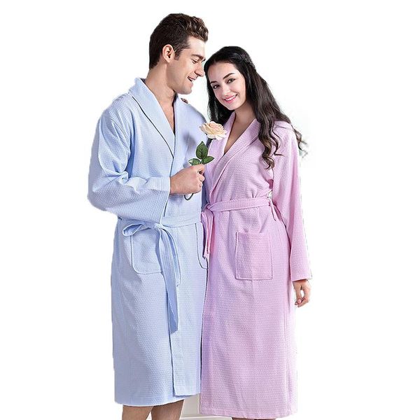 men's sleepwear waffle cotton bathrobe women nightgown men girls home thickening lovers long soft spring summer autumn, Black;brown
men's sleepwear waffle cotton bathrobe women nightgown men girls home thickening lovers long soft spring summer autumn, Black;brown
