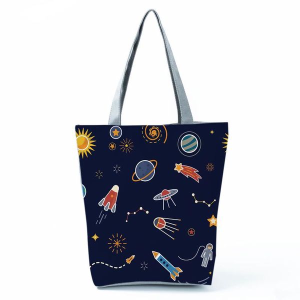 evening bags starry sky rocket printed shoulder bag pretty fashion women's eco friendly handbags high capacity tote portable shopping
evening bags starry sky rocket printed shoulder bag pretty fashion women's eco friendly handbags high capacity tote portable shopping