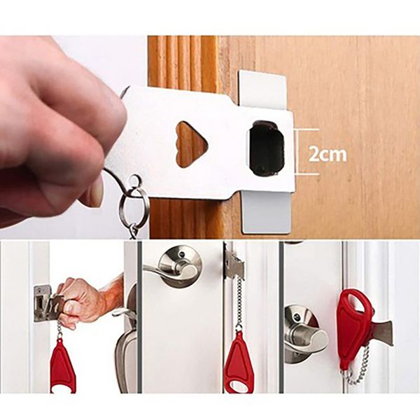 portable door lock self-defense anti theft travel accommodation security l apartment home children protection gate locks
portable door lock self-defense anti theft travel accommodation security l apartment home children protection gate locks