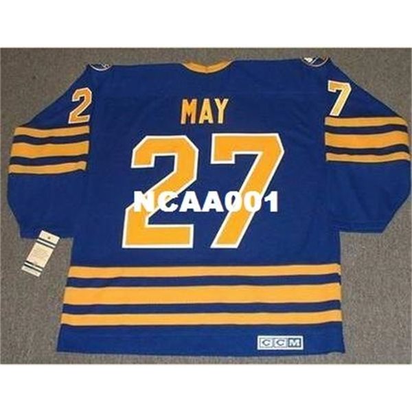 668s #27 brad may buffalo sabres 1992 ccm vintage hockey jersey or custom any name or number retro jersey, Black
668s #27 brad may buffalo sabres 1992 ccm vintage hockey jersey or custom any name or number retro jersey, Black