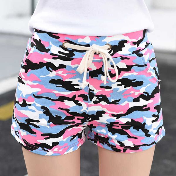 women's large size camouflage printed elastic lacing waist wide leg short casual breathable quick-drying shorts 210601, White;black
women's large size camouflage printed elastic lacing waist wide leg short casual breathable quick-drying shorts 210601, White;black