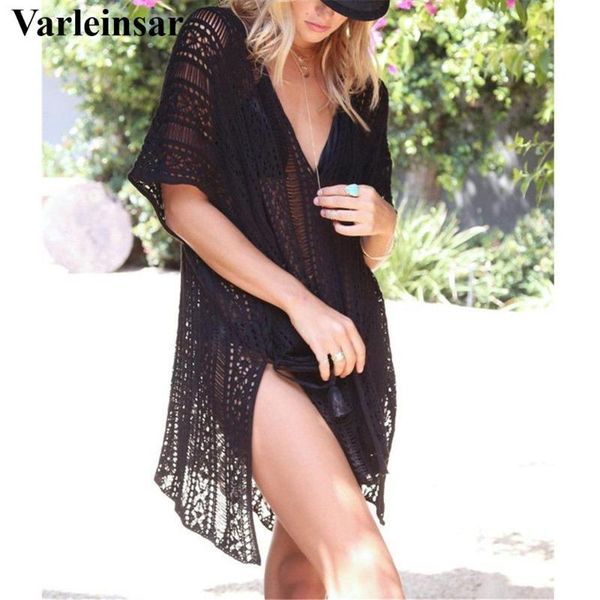 women's swimwear 2021swimsuit women cover ups sleeve kaftan beach dress robe de plage solid white cotton pareo up v2656, White;black
women's swimwear 2021swimsuit women cover ups sleeve kaftan beach dress robe de plage solid white cotton pareo up v2656, White;black