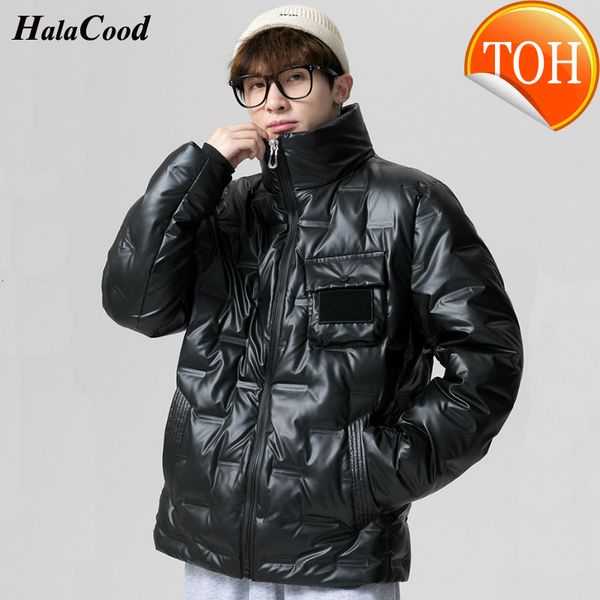 down halacood glossy new fashion jacket men streetwear winter coats mens warm puffer high street male outerwear coat, Black
down halacood glossy new fashion jacket men streetwear winter coats mens warm puffer high street male outerwear coat, Black