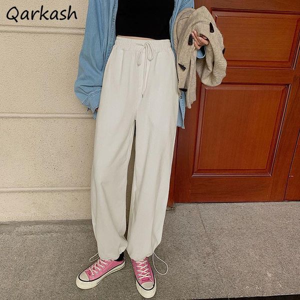 women's pants & capris women corduroy white preppy japanese style spring autumn shirring simple teen warm retro all-match workout maide, Black;white
women's pants & capris women corduroy white preppy japanese style spring autumn shirring simple teen warm retro all-match workout maide, Black;white