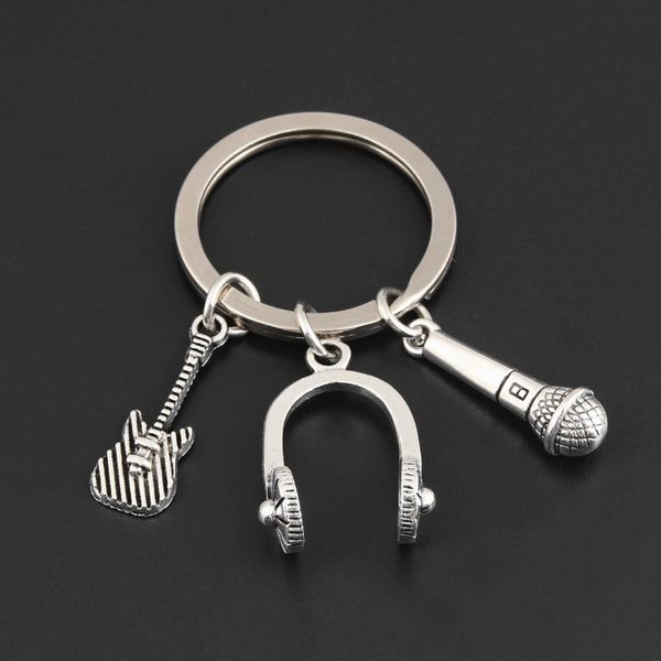 New Music Star Keychain Instrumentalist Key Ring Music Lover Gift Music Microphone Guitar DIY Jewelry Handmade
New Music Star Keychain Instrumentalist Key Ring Music Lover Gift Music Microphone Guitar DIY Jewelry Handmade