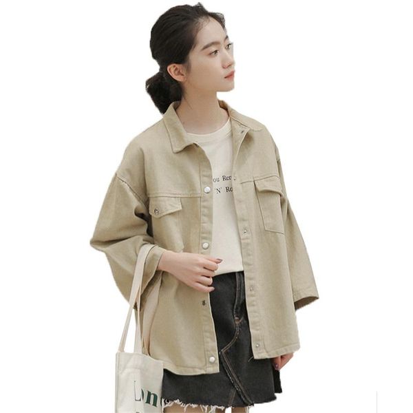women's jackets 2021 spring autumn coat jacket outwear solid color single-breasted casual women tooling k255, Black;brown
women's jackets 2021 spring autumn coat jacket outwear solid color single-breasted casual women tooling k255, Black;brown