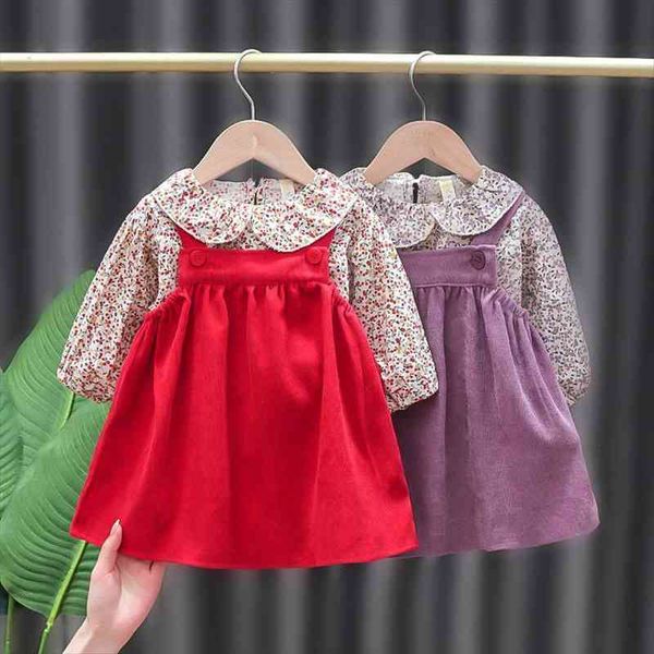spring and autumn children baby girl dress girls suit of korean version floral print two piece set, Red;yellow
spring and autumn children baby girl dress girls suit of korean version floral print two piece set, Red;yellow