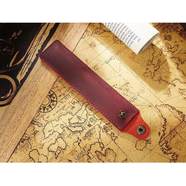 pencil bags genuine leather pen pouch holder single bag case with snap button for rollerball fountain ballpoint (crazy horse
pencil bags genuine leather pen pouch holder single bag case with snap button for rollerball fountain ballpoint (crazy horse