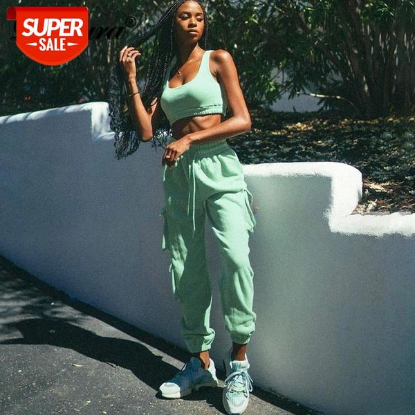 Dulzura Women Two Piece Set Tanks High Waist Sweatpants Pocket Jogger Loose Harem Pants Streetwear Tracksuit Sporty Loungewear #sE5V, White
Dulzura Women Two Piece Set Tanks High Waist Sweatpants Pocket Jogger Loose Harem Pants Streetwear Tracksuit Sporty Loungewear #sE5V, White