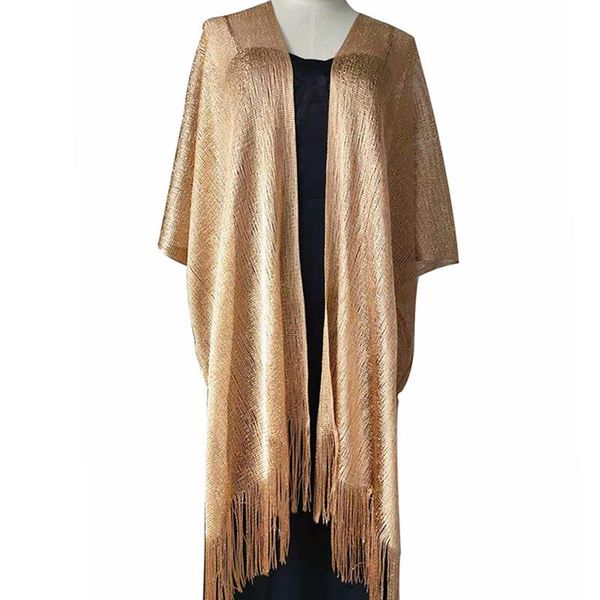 scarves gold and silver silk dress shawl party evening tassels scarf solid colors easy matching soft comfortable women pashmina, Blue;gray
scarves gold and silver silk dress shawl party evening tassels scarf solid colors easy matching soft comfortable women pashmina, Blue;gray