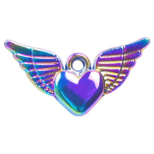 charms 10pcs/lot 25x13mm rainbow color heart wing pendant alloy floating fit for necklace bracelet locket, Bronze;silver
charms 10pcs/lot 25x13mm rainbow color heart wing pendant alloy floating fit for necklace bracelet locket, Bronze;silver
