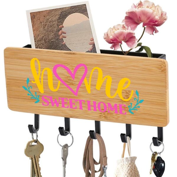 hooks & rails creative printed home sweet sign bamboo key holder decor wall mounted storage racks saving space hanging rack
hooks & rails creative printed home sweet sign bamboo key holder decor wall mounted storage racks saving space hanging rack