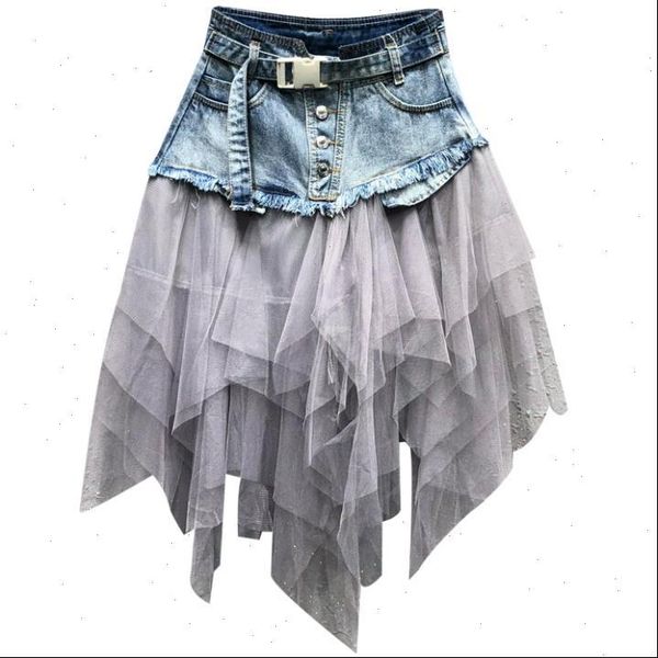 fashion women denim skirt plus size 2021 summer new arrival jeans a line mesh patchwork skirt drop shipping, Black
fashion women denim skirt plus size 2021 summer new arrival jeans a line mesh patchwork skirt drop shipping, Black