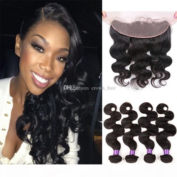 middle three part 13x4 ear to ear full lace frontals with hair extensions brazilian 9a body wave hair bundles with lace frontal, Black
middle three part 13x4 ear to ear full lace frontals with hair extensions brazilian 9a body wave hair bundles with lace frontal, Black