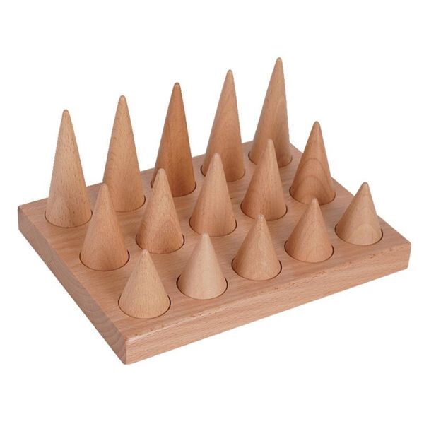 hooks & rails cone shaped wood ring display stand jewelry organizer storage holder
hooks & rails cone shaped wood ring display stand jewelry organizer storage holder