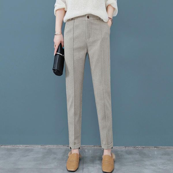 women's pants & capris women solid casual 2021 korean autumn winter fashion pockets high waist button office lady slim nine straight, Black;white
women's pants & capris women solid casual 2021 korean autumn winter fashion pockets high waist button office lady slim nine straight, Black;white
