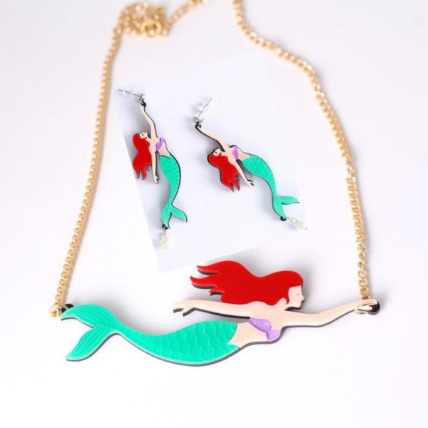 chokers sweet acrylic princess mermaid pearl necklace red hair beautiful tassel long women jewelry pendientes mujer, Golden;silver
chokers sweet acrylic princess mermaid pearl necklace red hair beautiful tassel long women jewelry pendientes mujer, Golden;silver