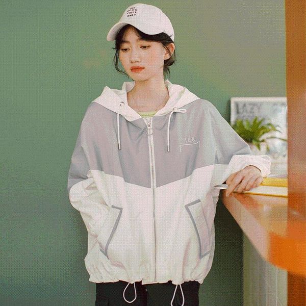 women's trench coats russia coloured windswear autumn clothes caps loose and slender zipper jacket splicing cap collar hooded, Tan;black
women's trench coats russia coloured windswear autumn clothes caps loose and slender zipper jacket splicing cap collar hooded, Tan;black