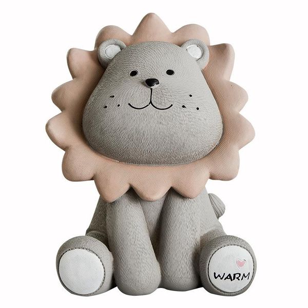 decorative objects & figurines lion statue piggy bank for boys animal coin decor resin ornaments
decorative objects & figurines lion statue piggy bank for boys animal coin decor resin ornaments