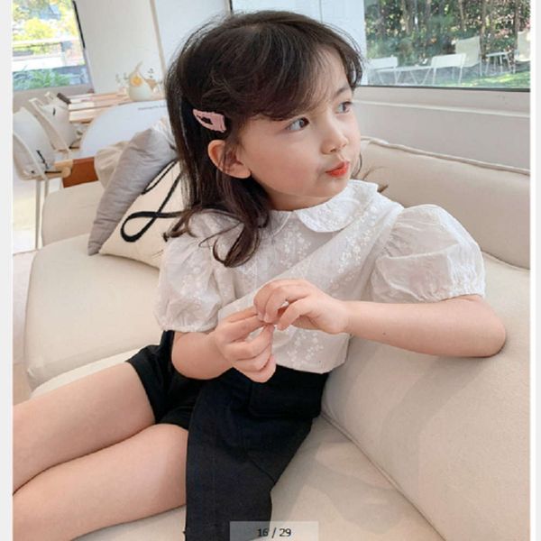 girls' suit embroidered baby collar with shorts and suspenders summer new children's wear 3-8 years old, Blue
girls' suit embroidered baby collar with shorts and suspenders summer new children's wear 3-8 years old, Blue