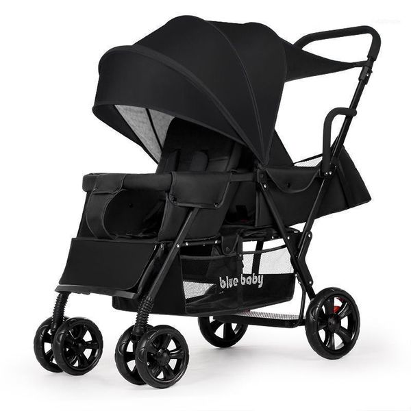 front rear twin stroller baby two-child trolley can be removed and seat light folding1
front rear twin stroller baby two-child trolley can be removed and seat light folding1