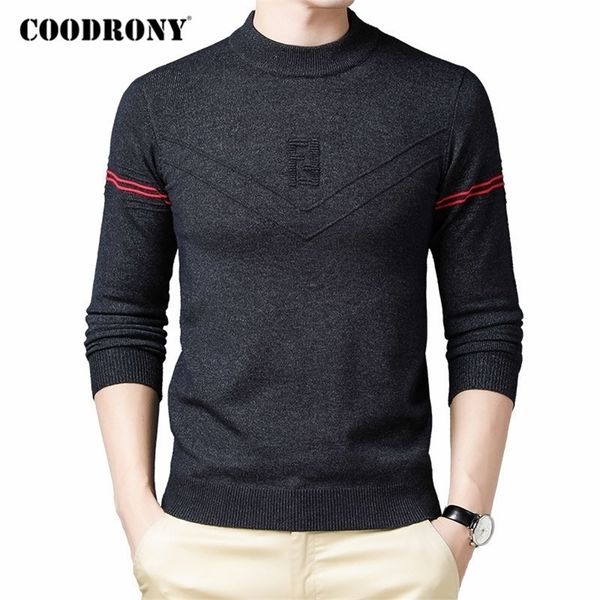 coodrony brand sweater men clothing autumn winter knitwear warm pullover men fashion striped casual o-neck pull homme c1152 201022, White;black
coodrony brand sweater men clothing autumn winter knitwear warm pullover men fashion striped casual o-neck pull homme c1152 201022, White;black