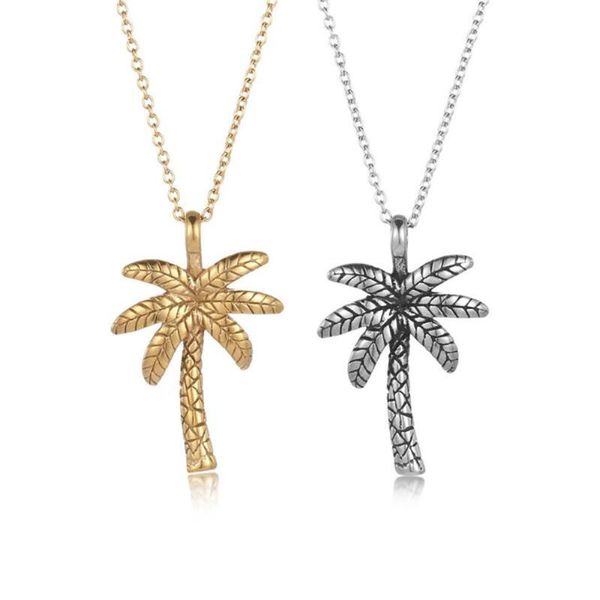 chains stainless steel gold vintage palm tree pendant necklace hawaii beach jewelry gift for him with chain, Silver
chains stainless steel gold vintage palm tree pendant necklace hawaii beach jewelry gift for him with chain, Silver