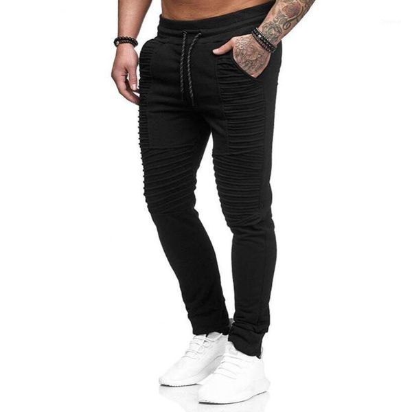men's pants autumn winter sport pencil hip hop pleaed sweatpants long drawstring gyms clothing casual trousers -/, Black
men's pants autumn winter sport pencil hip hop pleaed sweatpants long drawstring gyms clothing casual trousers -/, Black