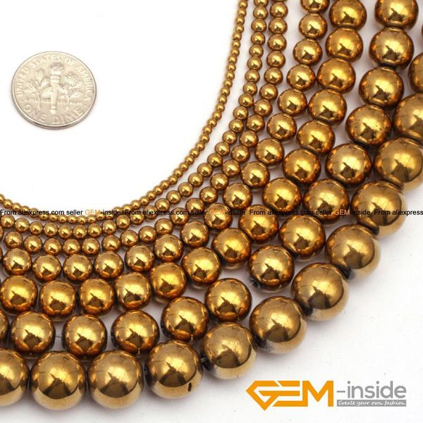 other gold metallic coated hematite round beads for jewelry making strand 15" diy fashion bracelet necklace
other gold metallic coated hematite round beads for jewelry making strand 15" diy fashion bracelet necklace
