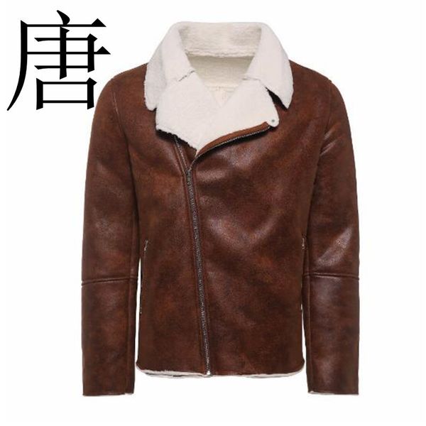 tang cool fur collar faux leather 2021 winter brown suede jacket fleece warm bomber coats male outwear 3xl wov7, Black
tang cool fur collar faux leather 2021 winter brown suede jacket fleece warm bomber coats male outwear 3xl wov7, Black