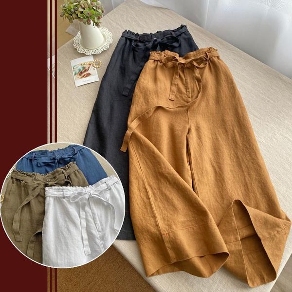 women's pants & capris spring summer women japanese style loose all-match comfortable water washed 9*9 linen trousers elastic waist wid, Black;white
women's pants & capris spring summer women japanese style loose all-match comfortable water washed 9*9 linen trousers elastic waist wid, Black;white
