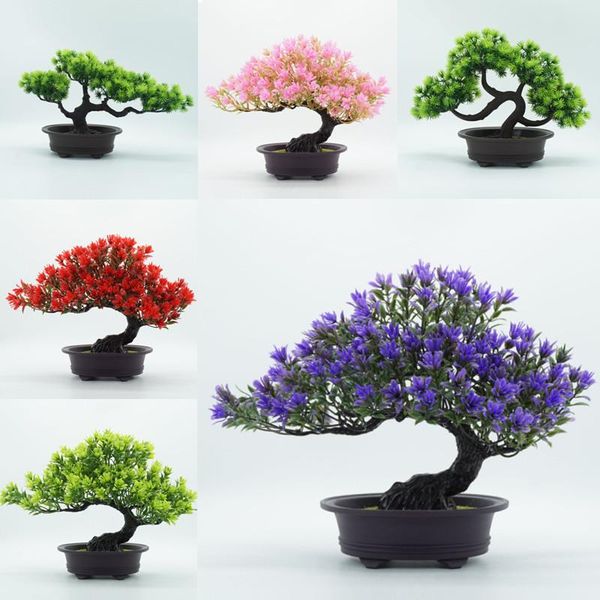 decorative flowers & wreaths simulation plant potted welcome pine bonsai ornaments artificial fake for living room interior home study decor
decorative flowers & wreaths simulation plant potted welcome pine bonsai ornaments artificial fake for living room interior home study decor